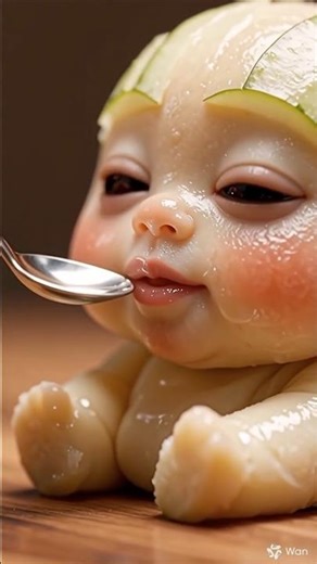 POV ASMR Feeding a Cute Food Baby | Extreme Close-Up Cinematic #asmr #asmrfeeding #trending #shorts