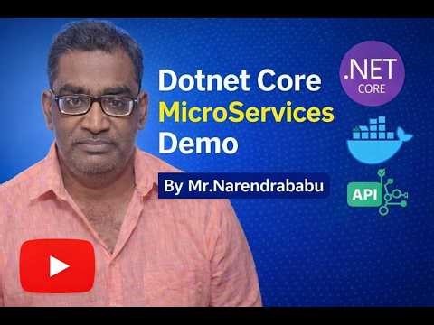 Dotnet Core MicroServices Demo By Mr.Narendrababu
