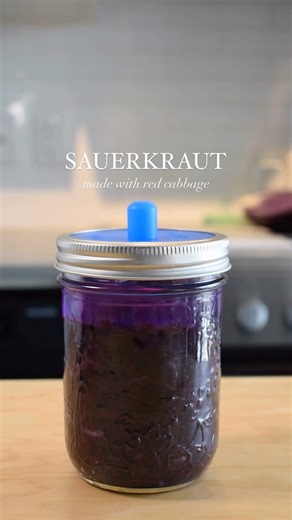 45 reactions · 12 shares | Sauerkraut Recipe (made with red cabbage)...