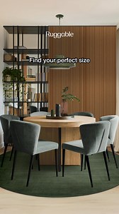 Need a dining rug cheat sheet? Got you. Quit the guessing games and nail your rug size confidently. | Ruggable
