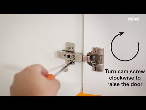 CLIP top BLUMOTION 110° Height Adjustment: How to straighten uneven cabinet doors