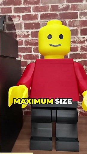 I 3d Printed a GIANT Lego Figure
