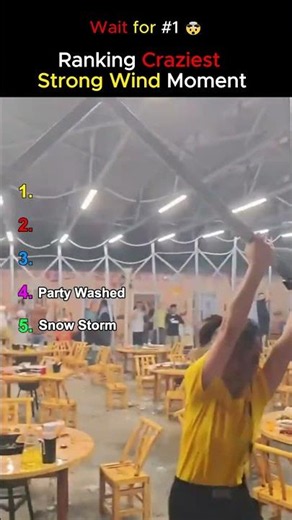 Ranking Craziest Strong Wind Moment 🤯#usa