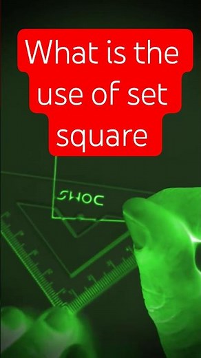 What is the use of set square