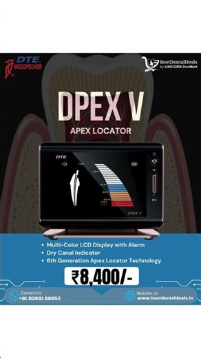 Woodpecker DTE DPEX-V 6th generation Apex Locator