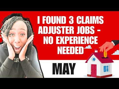 I'm SHOCKED! 3 (NO EXPERIENCE NEEDED) Entry Level Claims Adjuster Jobs | APPLY NOW