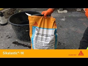 Sikalastic®-1K. Vattentätande, fiberförstärkt cementbruk.
