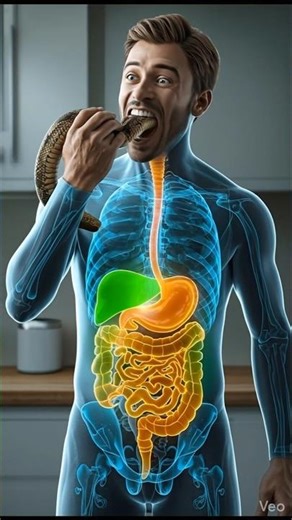 What Happens When You Eat a SNAKE? 🐍 Inside Your Body!