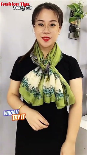 The FASTEST Way to Tie a Scarf EVER