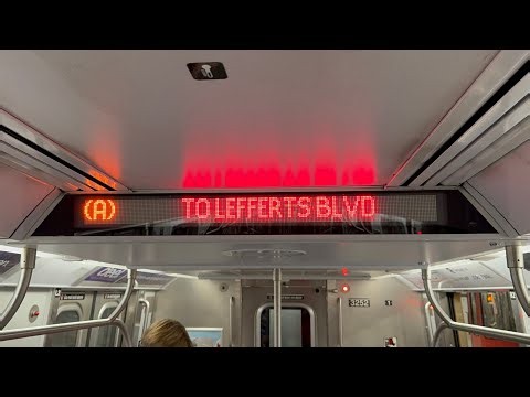 IND 8 Av Express: R179 (A) Train [Inwood-207 St to Ozone Park-Lefferts Blvd #4]