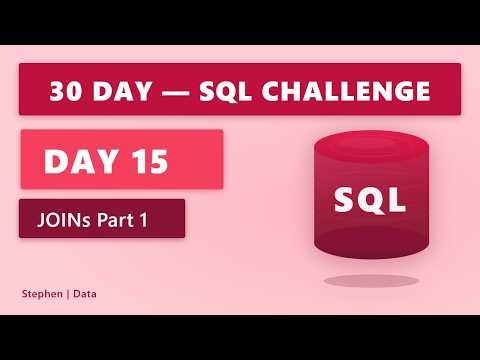 DAY 15 | JOINs Part 1 | 30 Day SQL Challenge | #sql #dataanalytics #dataengineering