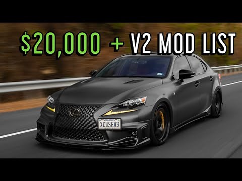 Lexus IS 350 Mod List | V2
