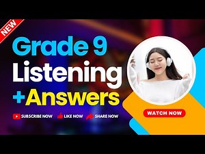 CLASS 9 LISTENING WITH ANSWERS BY CDC NEPAL | NEW COURSE |