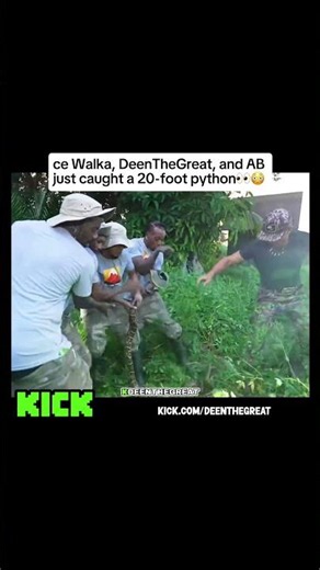 Sauce Walka & DeenTheGreat vs 20-Foot Python! 🐍