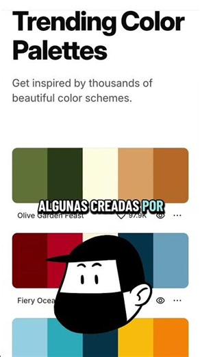 En Coolors puedes encontrar paletas de todo tipo, o crear las tuyas propias #romacpi #paletasdecolor
