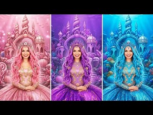 Mermaid Transformation Challenge?! Simple Style Turns Into Fantasy Glow-Up 🧜‍♀️✨