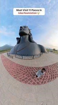 Things to explore in Isha foundation 📍Coimbatore #ishafoundation #tourist