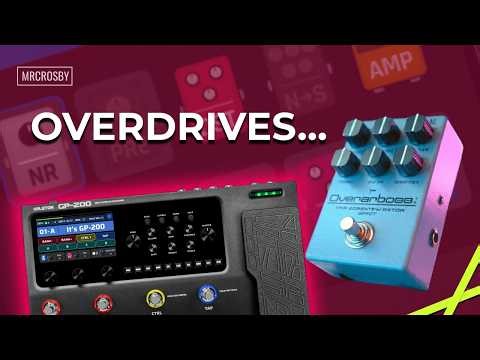 Every Overdrive Pedal on the Valeton GP-200 ⚡️Tested & Explained 🎸