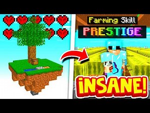 PRESTIGING our ISLAND SKILLS for INSANE REWARDS | Minecraft HARDCORE SKYBLOCK SERVER #3