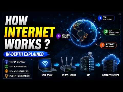 How the Internet Actually Works 🤯 (Step-by-Step Guide)
