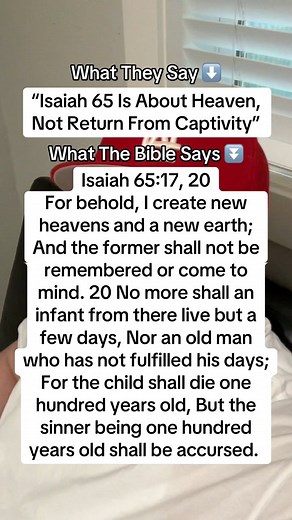 24K views · 203 reactions | Isaiah 65 speaks about returning from Babylon. The Jews were exiled but came back to rebuild Jerusalem #Jesus #christian #bible #God #christianity | Jacob Thornton | Facebook