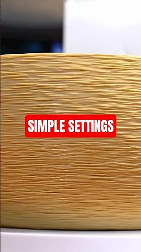 Settings for cool 3D printing texture