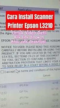 cara instal scanner epson l3110 tanpa cd #printerepson #printer #tutorial #epsonmultifungsi