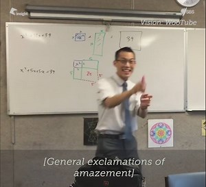 Have you ever seen kids get this excited about maths?! They do in Eddie Woo's classes. "I don't think he realises how much he changed my mind on maths," says student Emily Shakespear. Tuesday, on Insight. | SBS INSIGHT