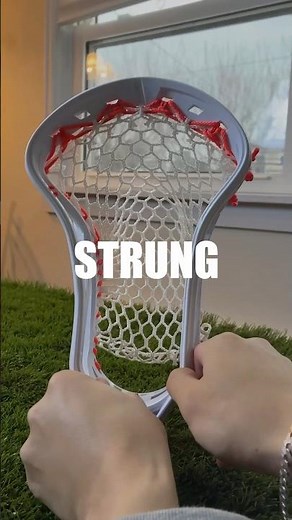 How I String My Lacrosse Stick #lacrosse #lax