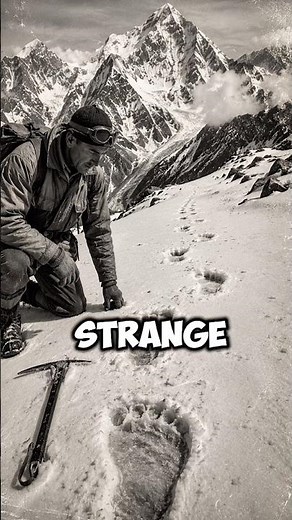 The Yeti: Ghost of the Himalayas 👣 Real creature or legend? #yeti #mythicalcreatures #mystery