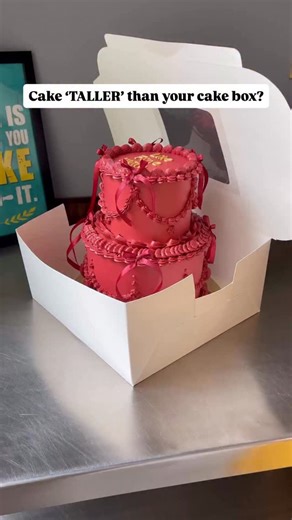 221K views · 8.7K reactions | Have a tall/tier Cake but only a...