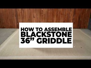 How to Assemble Your 36" Blackstone Griddle (Model 1554AZ)