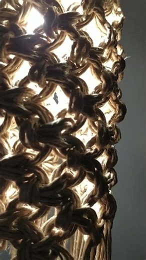 Small macrame lamp shade #homedecor #macramecrafts #mytotalhandmade #macrame