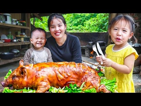 Making Smoked Pork for Long-Term Storage – Grilling Pork for My Daughter and Son
