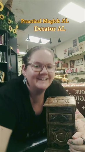 We have boxes to hold whatever treasures you have 🌻 😜 #practicalmagickal #decaturalabama #positivevibes #witchtok #witch