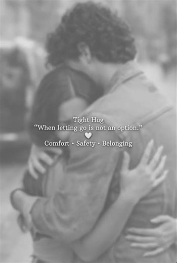 “When Letting Go Is Not an Option 🤍 | Tight Hug”