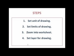 Autocad tutorial - 4 basic step for beginners