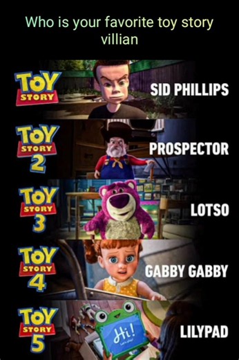 every toy story villian #toystory #disneypixar #nostalgia #toystory5 #disney