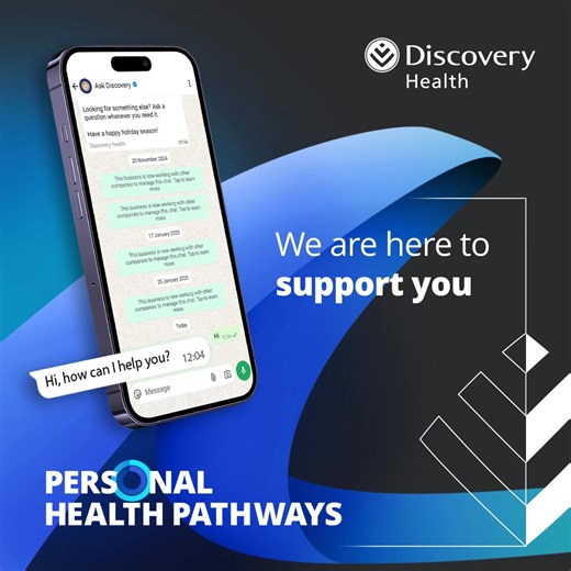 We’re here to help you every step of your Pathway! 💙 Activate Personal Health Pathways in the Discovery Health app📱, complete your next best actions ✅, close your rings and earn rewards 🎁 Need help with anything? Ask Discovery 🟢📱#DiscoveryLovesYourHealth. Learn more: discv.co/PHPsm #PersonalHealthPathways | Discovery South Africa