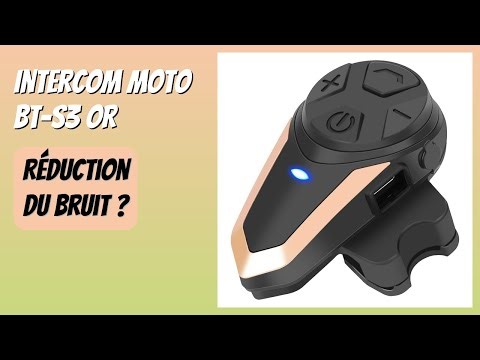 AVIS (2025) : Intercom Moto BT-S3 Or. DÉTAILS ESSENTIELS