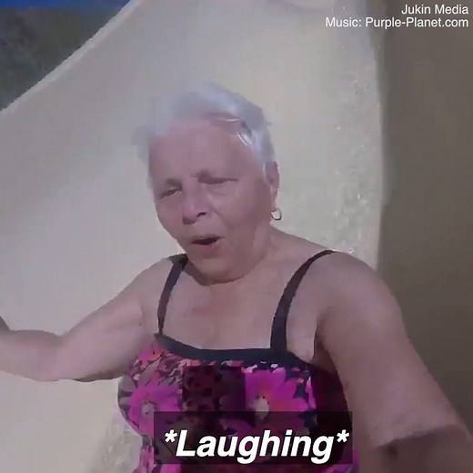 This 80-year-old grandma knows how to have a good time! 👵🌊 | Daily Mail Video
