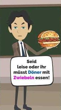 Döner mit Zwiebeln essen!