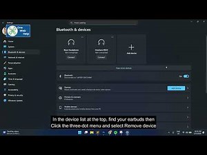 Re-Pair Bluetooth Earbuds for Stereo Sound on Windows 11