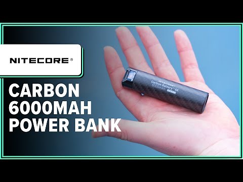 NITECORE Carbon Battery 6K USB-C 6000mAh Power Bank Review (2 Weeks of Use)