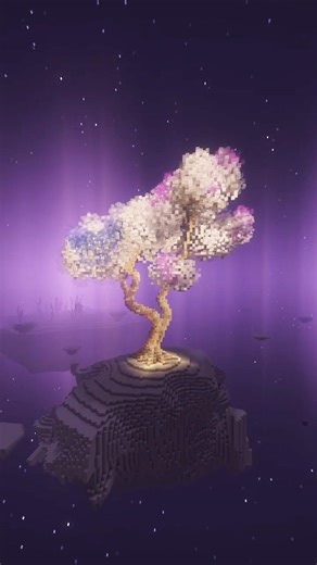Crazy Custom Thunderstorm Tree #minecraft #minecraftbuilding #tree