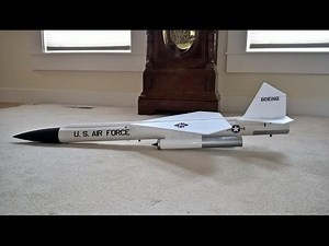 RC Bomarc Missile Rocket boosted glider E-15 flight