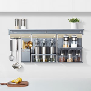 Watch Step by step to install a wall mounted kitchen spice rack on Amazon Live