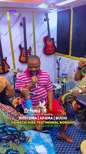A testimonial worship session with Osinachi Dike (Apamatv) Thank You Sir for coming around, God bless you | Nich Oma