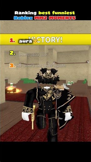 Ranking best funniest Roblox MM2 moments 🫪😂