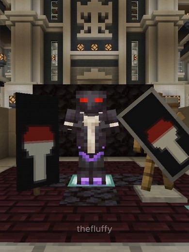Minecraft armor trim, banner and shield design ideas